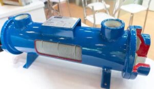 Trocador de calor água óleo